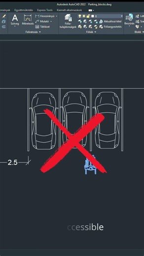 This Parking Design Excludes People (Fix It) #cadblocks #autocadblocks #autocadtips