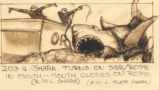 The Storyboards of Steven Spielberg’s Jaws (1975) and why they are important