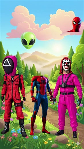 Squid Game ,Red light Green Light , head matching ,🔥 #ytshorts part-5