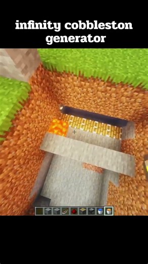 how to make infinity cobblestone generator #tweening