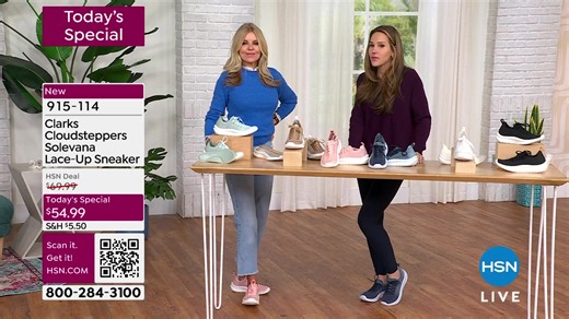You are watching Clarks Footwear on HSN.💙📺 Shop the show here: https://bit.ly/HSNRecentlyAired Catch up on the shows you missed and discover where shopping comes alive on the QVC & HSN Streaming Service: https://bit.ly/HSNplus | HSN