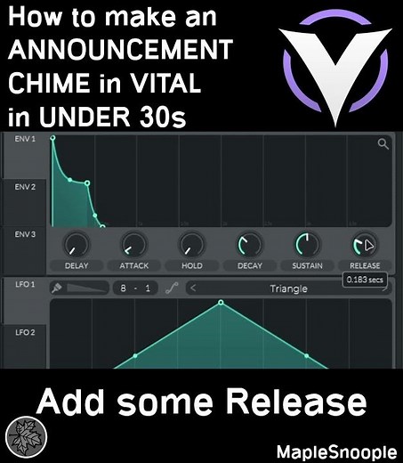 How to make an ANNOUNCEMENT CHIME in VITAL in UNDER 30s... | How to VITAL