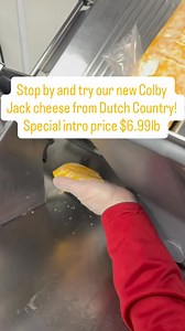 NEW! Colby Jack cheese available now from Dutch country! Special intro price of $6.99LB | Colonial Village Folsom
