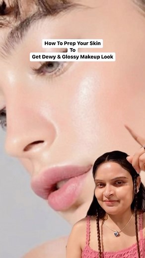4.9K views · 18 reactions | Get Dewy & Glowy Makeup Look  . . . . #glossymakeup #glowymakeup #glowyskin #dewymakeup #koreanmakeuptutorial #kbeautyindia #koreanmakeuptutorial #nocakeymakeup #makeuptips #makeuptutorial #tiktokhacks #glowingmakeup #dewyglow #glassskinmakeup #makeuphacks #easymakeuptutorial #beginnersmakeup #makeupvideos | Thatsaiangel | Facebook