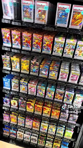 Restocked Pokémon Card Vending Machines in Australia