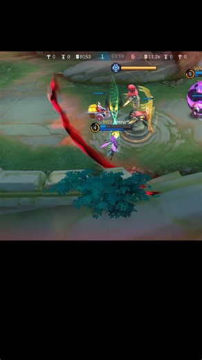 ANGELA 1 HP ☠️☠️ #shorts #mlbb #anime #mobilelegends