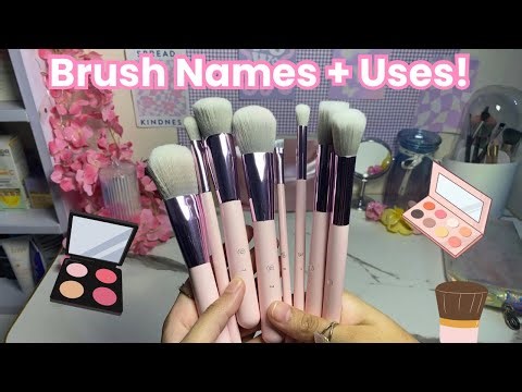BH Cosmetics Makeup Brushes with Names & Uses 🩷 Complete Beginner Friendly Guide 🎨