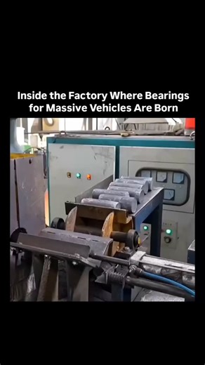 nyc boy on Instagram: "Don't Forget to Follow @notmyturn.exe 📌 The video depicts the manufacturing process of large-scale roller bearings, beginning with the forging and machining of massive steel rings and cylindrical rollers in an industrial factory setting. It progresses through precision grinding, heat treatment, assembly of components including cages and seals, and final inspection, emphasizing the engineering required for bearings capable of handling extreme loads in applications like hea
