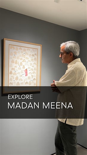 Madan Meena finds deep meaning in the preservation and revival of folklore and traditional craft practices in his homeland Rajasthan. Hailing from a community once known for its wall-art expertise, Meena uses his ancestral knowledge and academic research in furthering the relevance of disappearing material and intangible heritage. Explore his work at our ongoing exhibition "Traditions | Transitions". On view till 25th October. 21 years of curating India’s finest contemporary art. KYNKYNY Art Gal