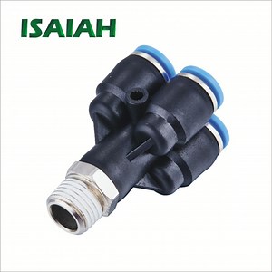 [Hot Item] Pneumatic Quick Connector Y-Type Five Way Push in Plastic Air Fitting