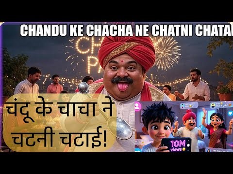 चंदू के चाचा ने चटनी चटाई! 😱 5x fast Tongue Twister Song Challenge