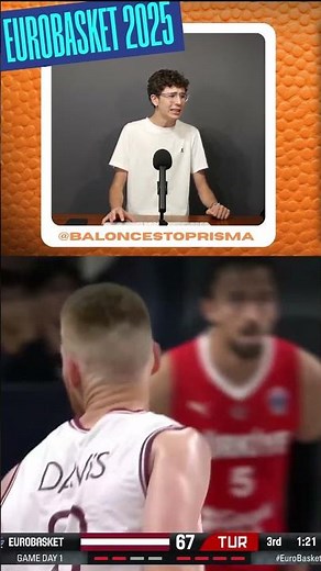 Así juega LETONIA en el EUROBASKET para el TRIPLE de DAVIS BERTANS #nba #baloncesto #eurobasket