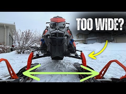 Tip: How to Narrow Ski Stance \\\\ Easier to Maneuver Snowmobile