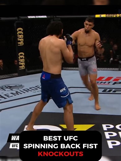 TOP 5 SPINNING BACK KICK KNOCKOUTS#ufc #mmahighlight #johnnywalker #beneildariush #spinningbackfist #sharabullet