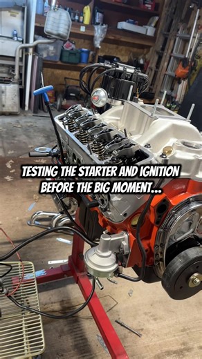 Exciting First Start of My SBC 350 Engine Tomorrow! 🔥