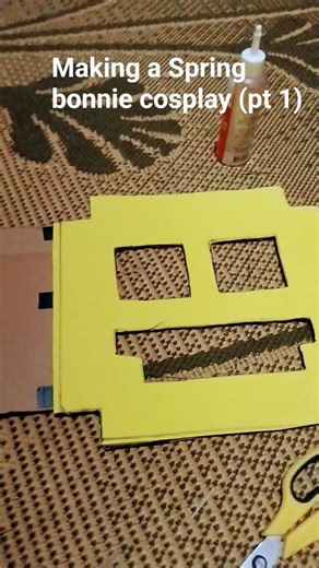 making a spring bonnie 8 bit cosplay #cosplay #fnaf