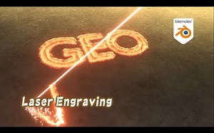 [Tut] 文字激光雕刻-Blender Geometry Nodes 3.0+ 领域