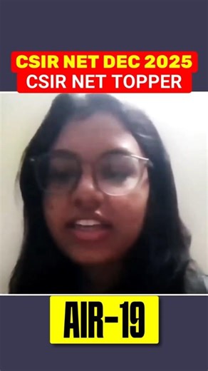 CSIR NET Topper SHELJA AGARWAL I AIR 19 I CSIR NET DEC 2025 Result I Strategy I IFAS Testimonial