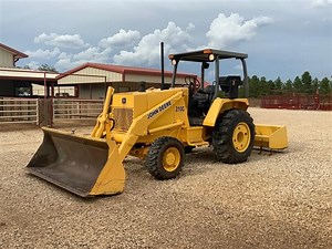 1990 John Deere 210C MFWD Skip Loader | Construction