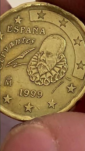 Coin Coins MoneySpain 20 euro cent, 1999