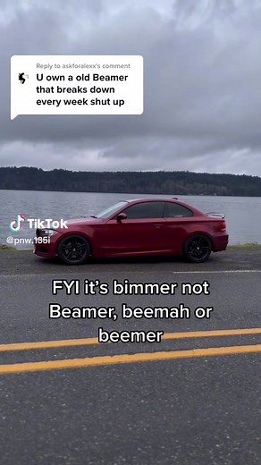 Replying to @askforalexx argue with a wall I’m right. learn the heritage beamers are bikes. #n54 #n54gang #n54singleturbo #bmw #bmwmotorsport #135i #cartok #car #carsoftiktok #335i #335is #bmwm #m3