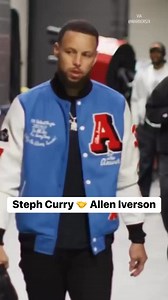 Steph rocking the custom A.I. jacket ahead of tonight's Warriors-76ers matchup in Philly 🙌 | Yahoo Sports