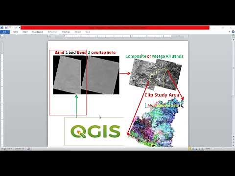QGIS Tutorial 014 | Merging Overlapped Raster Bands and Clipping Study Areas 🌍✨ | TechStarPlus