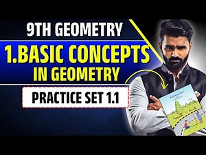 9th Std Geometry | Basic Concepts in Geometry | Practice Set 1.1 | Pradeep Giri Sir