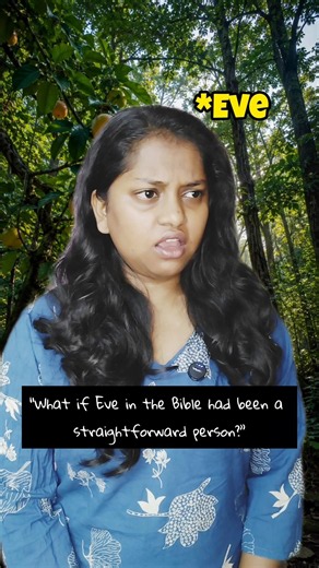 “What if Eve in the Bible had been a straightforward person?”😂 #shorts
