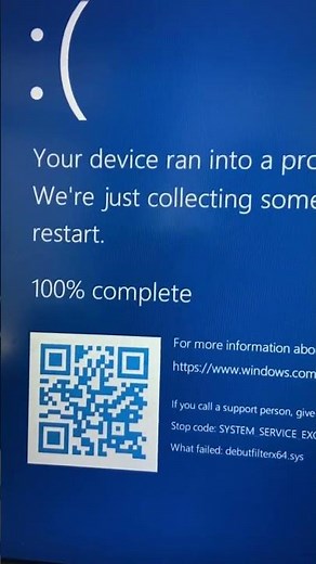 Windows 11 professional Blue Screen Error
