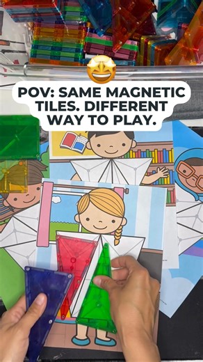 170 reactions · 46 shares | Magnetic tiles are always a classroom...