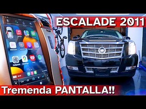 TESLA SCREEN on the 2011 ESCALADE!! | HOW THE CUSTOMER ENJOYED IT! Dienstmotor Mexico