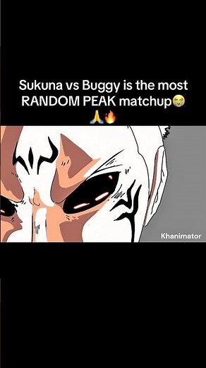 Sukuna vs Buggy is so peak😭🙏Animation uploaded by: ‪@khanimator5674‬ #anime #buggy #sukuna