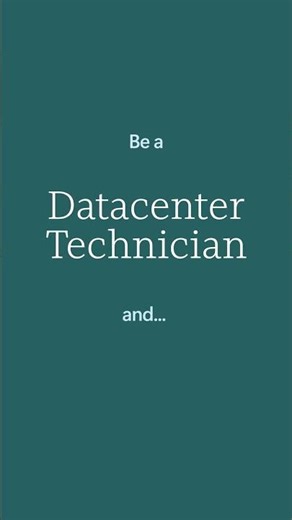 Join us as a Datacenter Technician.