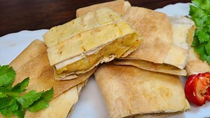 97K views · 2.5K reactions | HOW TO MAKE PEPPER ROTI ( EASY & HEALTHIER VERSION ) 1 - 9 x11 sheet tray 2 tbsp oil 2 tlbs potato 1 large onion finely chopped 1 scotch bonnet Pepper finely 4 Pimentos finely chopped 1 tbsp minced garlic 1/4 shredded carrots 1/4 tsp salt 1/4 tsp geera / roasted cumin 1 cup cheese 2 tbsp chopped culantro / bandania 1 tbsp butter or golden ray 11 burrito wrappers | Trini cooking with Natasha | Facebook