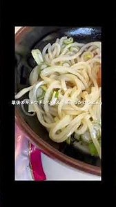 最後のキネウチシリーズ「梅ぶっかけうどん」