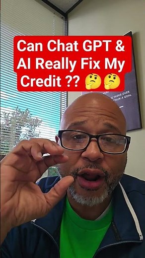 🤔 Fix BAD Credit With Chat GPT & AI FAST? #shorts #credit