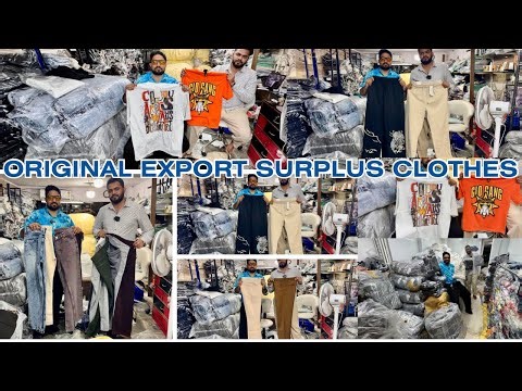 Biggest Cheapest Export surplus Wholesaler | Cheapest branded clothes in mumbai | Export surplus