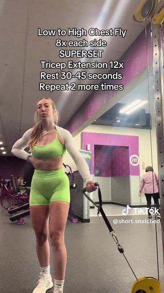 New to the gym but still want to look like you know what you’re doing? This upper body routine focuses on chest, shoulders, and triceps all in 20 mins! -so no more wandering around the gym looking lost. ✨builds strength ✨improves posture ✨adds that natural lift - no more excuses, it’s just 20 minutes! 👉follow for more short workouts 📲 grab my ‘Tini in 20’ guide on the site — built for the girls who want results without living at the gym #letsgetsnatched #chestday #gym #gymtok #gymgirl #workout