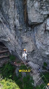 11K views · 34 reactions | Daredevil’s Heavenly Ladder Climb!. - Daredevil’s Heavenly Ladder Climb! #Adventureclimb #Thrillseekers #Epicviews | YNP Media | Facebook