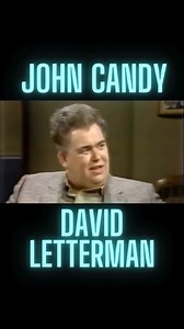 John Candy with David Letterman #funny #funnyvideos #funnyreels | Your Glory Days