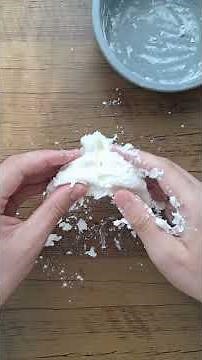 Massinha tipo biscuit com apenas 2 ingredientes! #diy #biscuit #ideiasbrilhantes #arte #artesanato