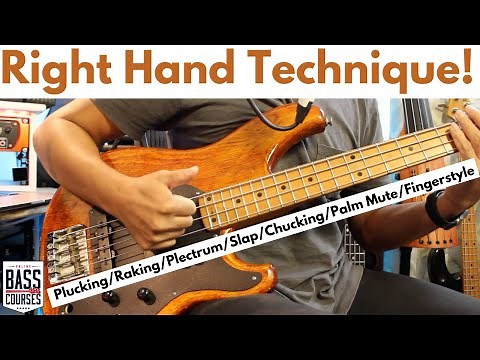 Bass Guitar Right Hand Technique Tutorial