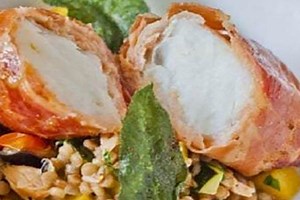 Roasted Cod with Parma Ham and Scottish Smoked Salmon | Fish Focus