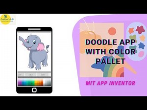 Doodle App with a color pallet on MIT App Inventor