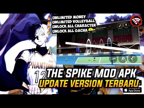 DOWNLOAD The Spike Volleyball Cross Mod Apk V6.5.105 Unlock All Character,Unlimited Money,Max Level