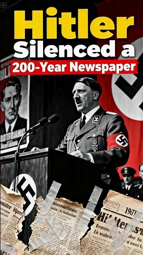 How Hitler Took Control of the Media in Nazi Germany #ww2 #shorts