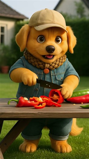 Greedy Puppy Shrimp Story 🦐😂 | Funny Cartoon Animals | Business Turned Into Chaos! #cartoon