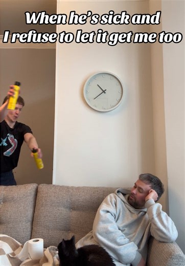 When he’s sick and I play nurse and quarantine king to stop the spread lol #comedytok #couplesoftiktok #funnycouple #coupletiktoks #sickness