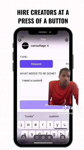 How to connect with a creator on our app. #creatorconnect
